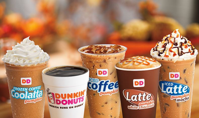 Dunkin Donuts Coffee Menu