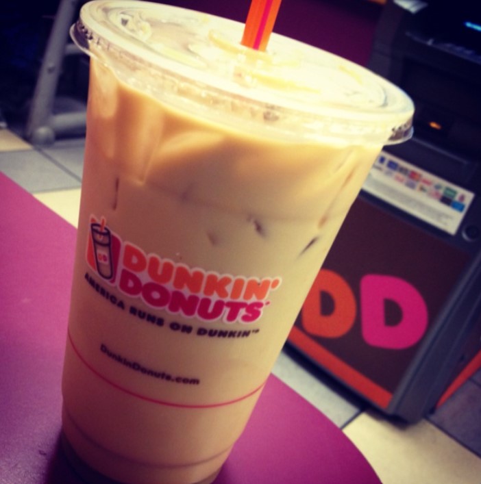 Dunkin Donuts Hazelnut Mocha Iced Coffee