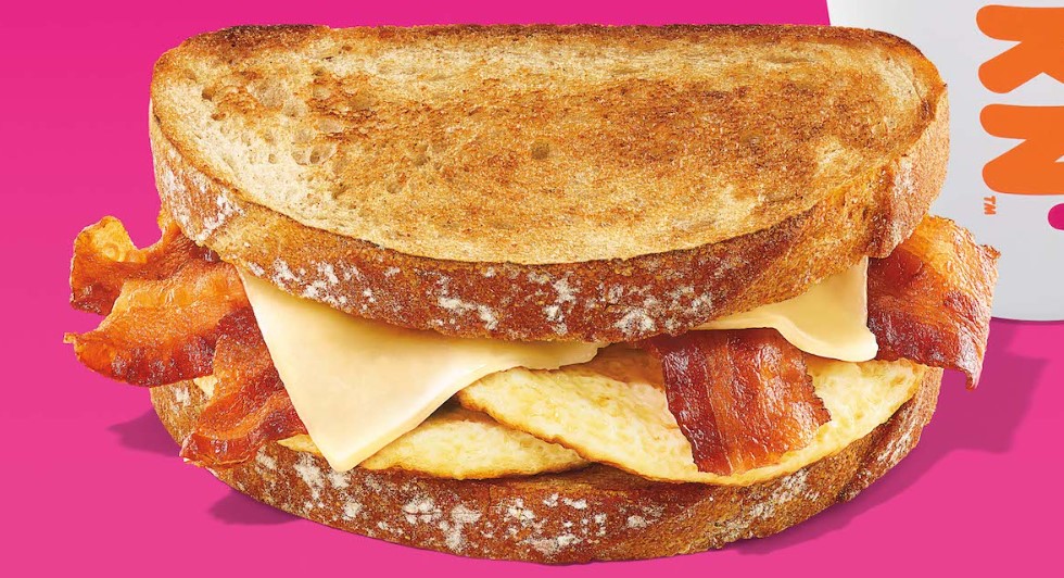 Dunkin Donuts Sandwich Menu