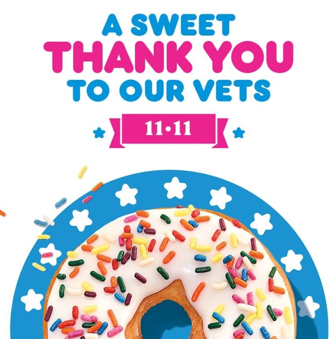 Dunkin Donut Veterans Day