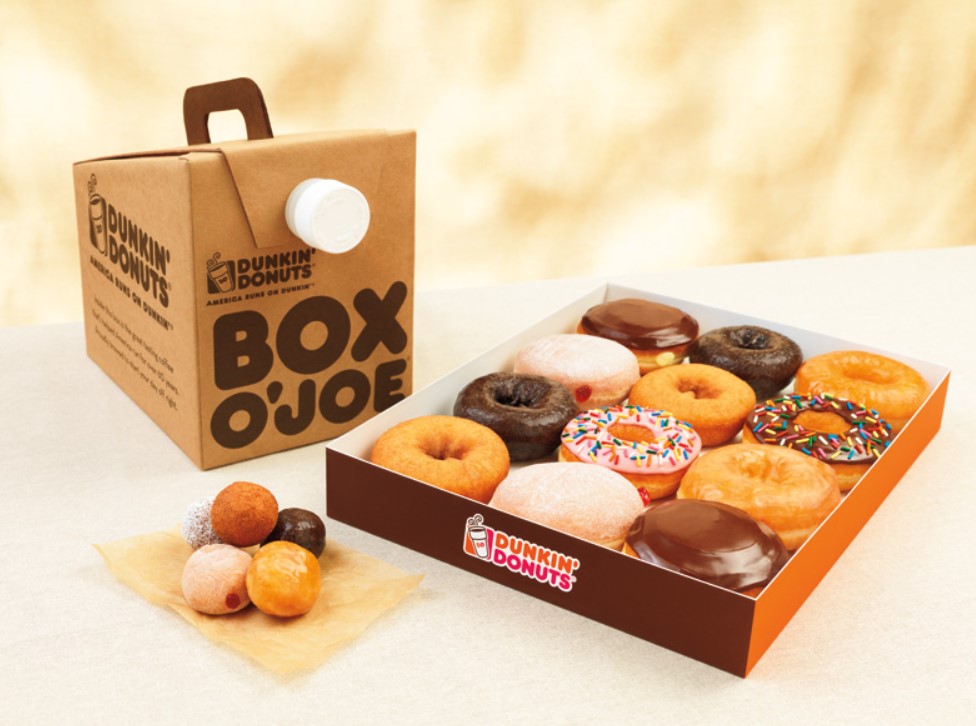 How much is a box of Joe at Dunkin Donuts